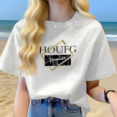 100% cottonT-shirt for women